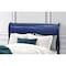 Global Furniture Usa Traditional Glam Rich Blue W /LED Charlie Blue Queen Bed With Led 2923 - alternate 6